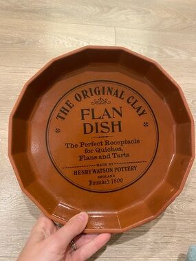Terracotta Flan Dish